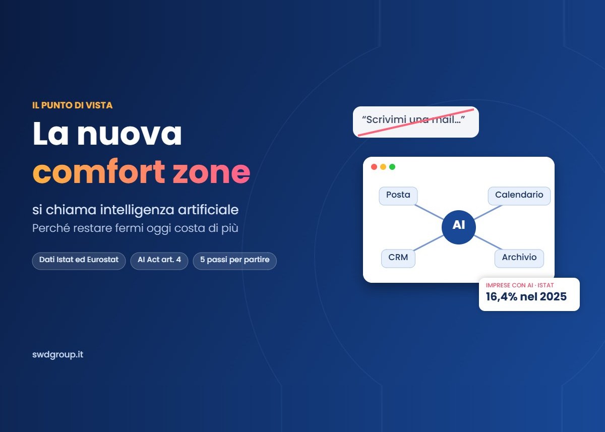 La nuova comfort zone si chiama intelligenza artificiale
