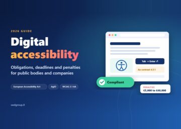 Digital accessibility: obligations, deadlines and penalties