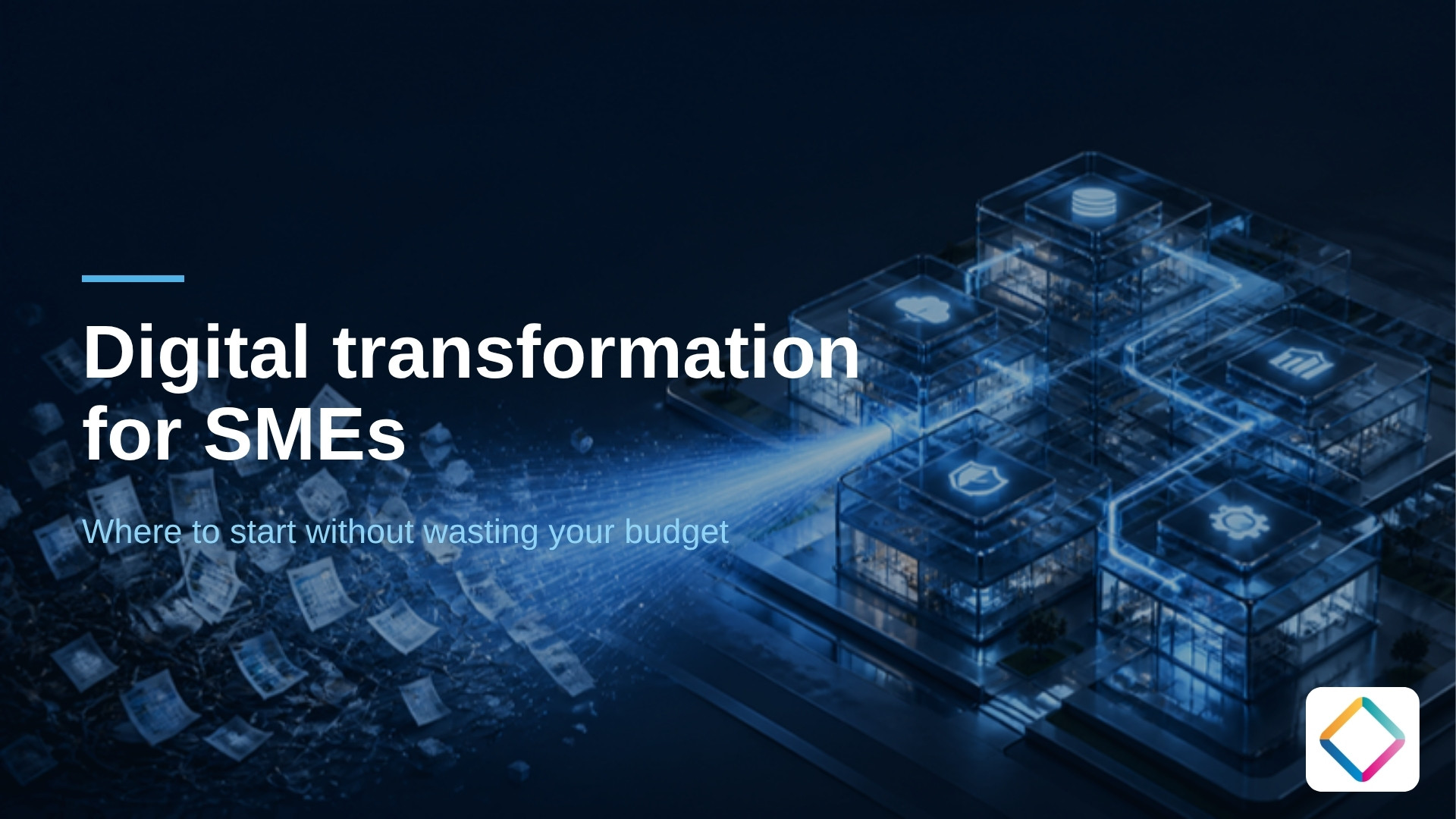 Cover: Digital transformation for SMEs – where to start without wasting your budget