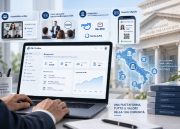 FAI Ordine: assemblee online, corsi ECM, integrazioni PagoPA, INI-PEC e Co.Ge.A.P.S. e tesserino digitale per Federazioni e Ordini