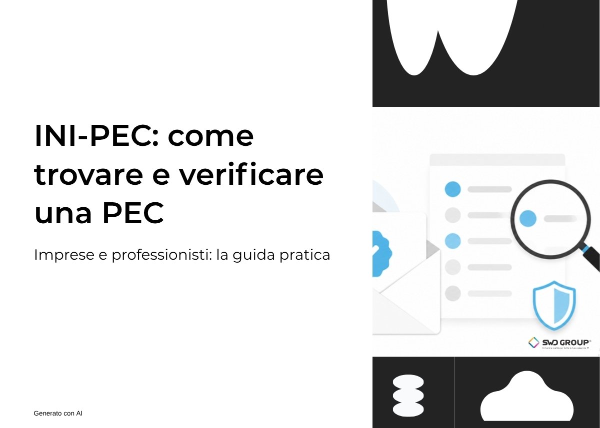 INI-PEC: come trovare e verificare una PEC – copertina articolo SWD Group