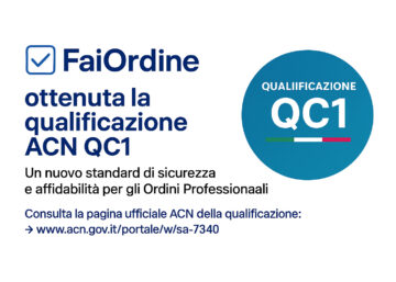 FaiOrdine qualificazione ACN QC1